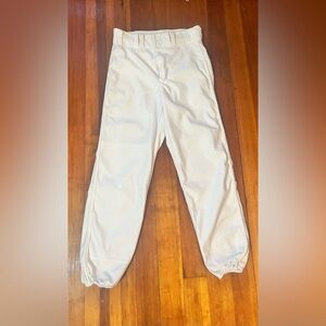 Mens white baseball pants (Medium).
